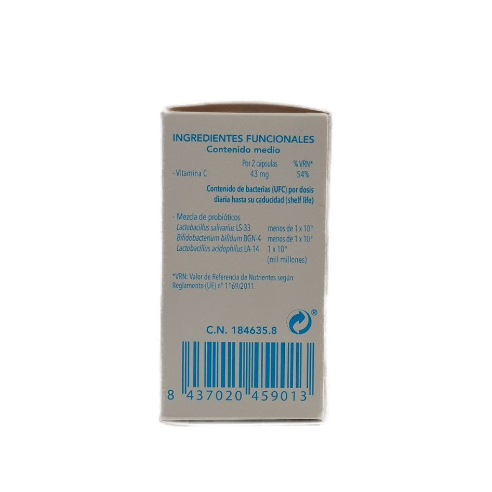 Acronelle probioticos 30 caps etiqueta ingredientes