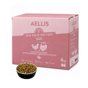 Aellis pienso horneado de pollo y pavo para cachorros 6kg