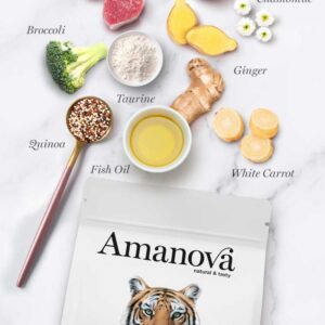 Amanova gatos Cordero ingredientes