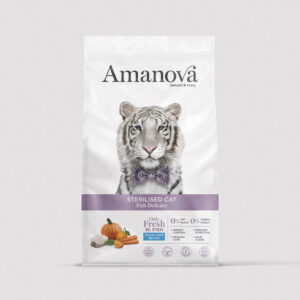 Amanova gatos Pescado Blanco