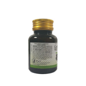 Carbon vegetal 100 comp etiqueta ingredientes
