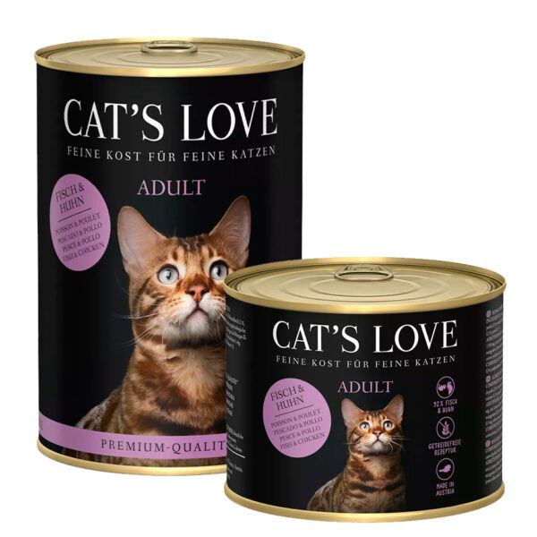 Cats Love Adulto Pescado Pollo latas