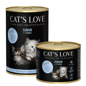 Cats Love Junior Ternera latas