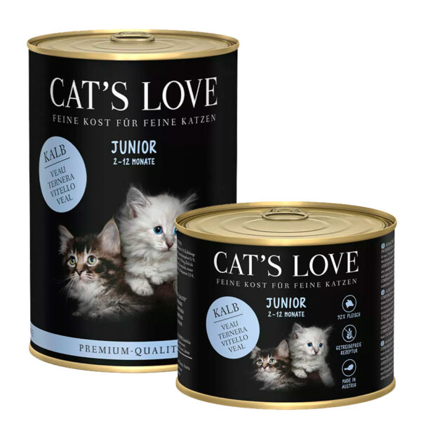Cats Love Junior Ternera latas