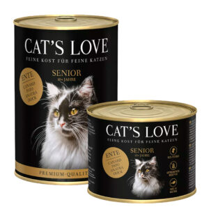 Cats Love Senior Pato latas