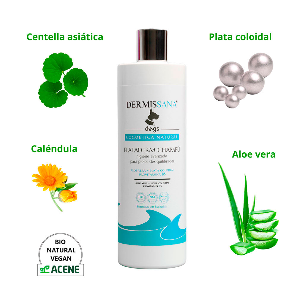 Dermissana Plataderm Champú plata coloidal