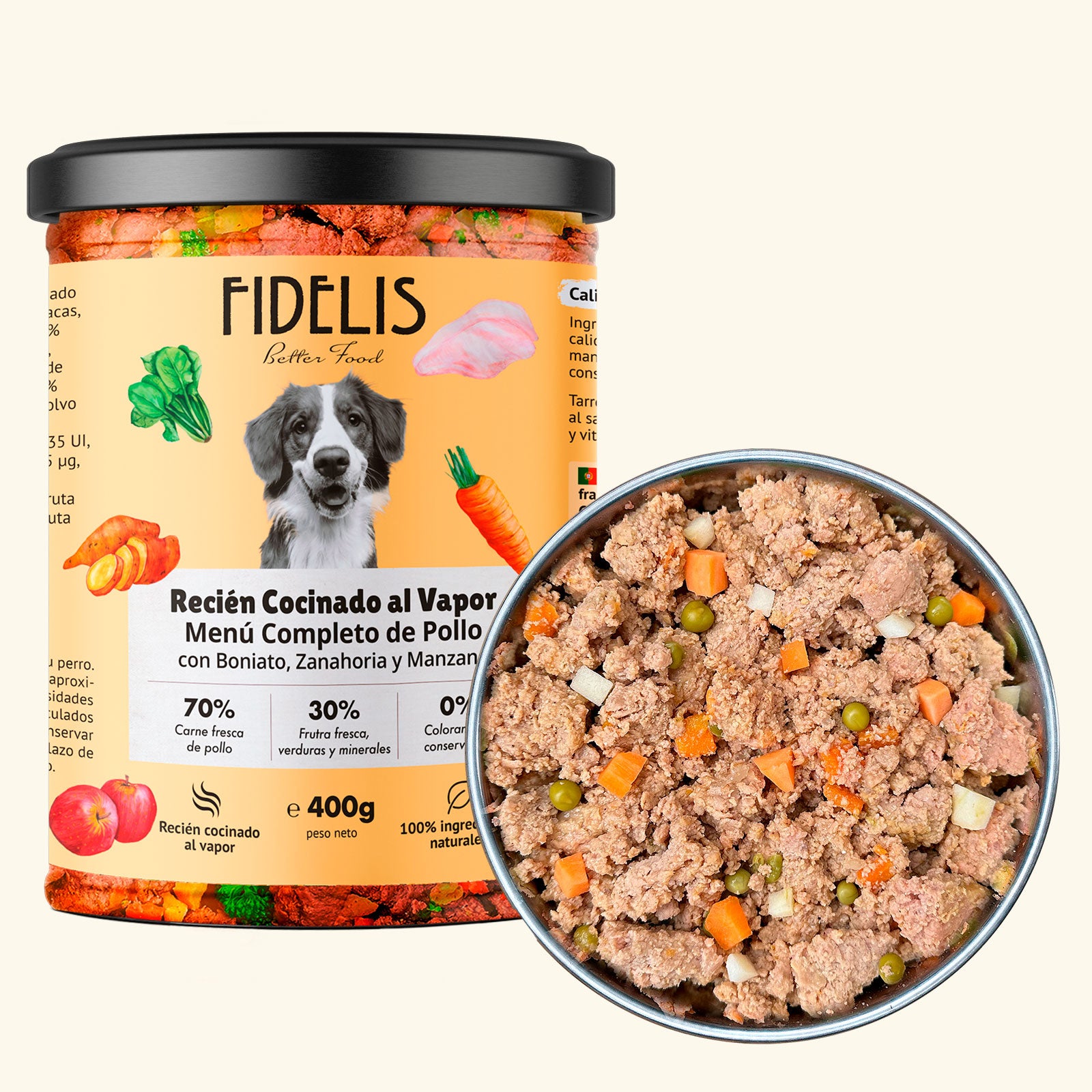 Fidelis Pollo con Boniato 400 g