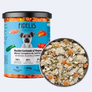 Fidelis Salmon con Boniato y Calabacin 400 g