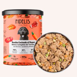 Fidelis Ternera con Manzana 400 g