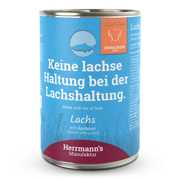Herrmann's Bio Salmón con albaricoque 400 g