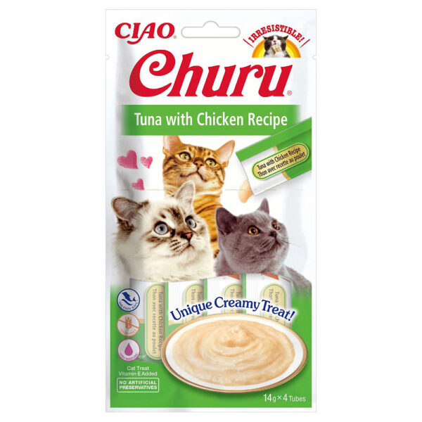 Churu Atún con Pollo 4 uds