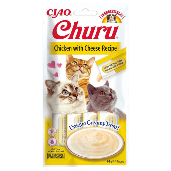 Churu Pollo con Queso 4 uds