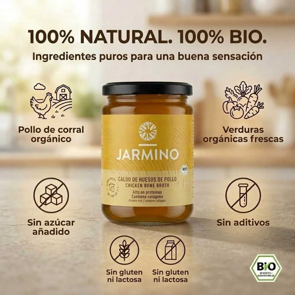 Jarmino Caldo de Pollo caracteristicas