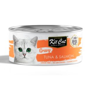 Kit Cat Gravy Atún con Salmón 70 g