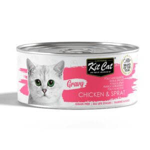 Kit Cat Gravy Pollo con Boquerones 70g