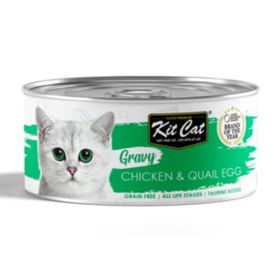 Kit Cat Gravy Pollo con Huevo de Codorniz 70 g
