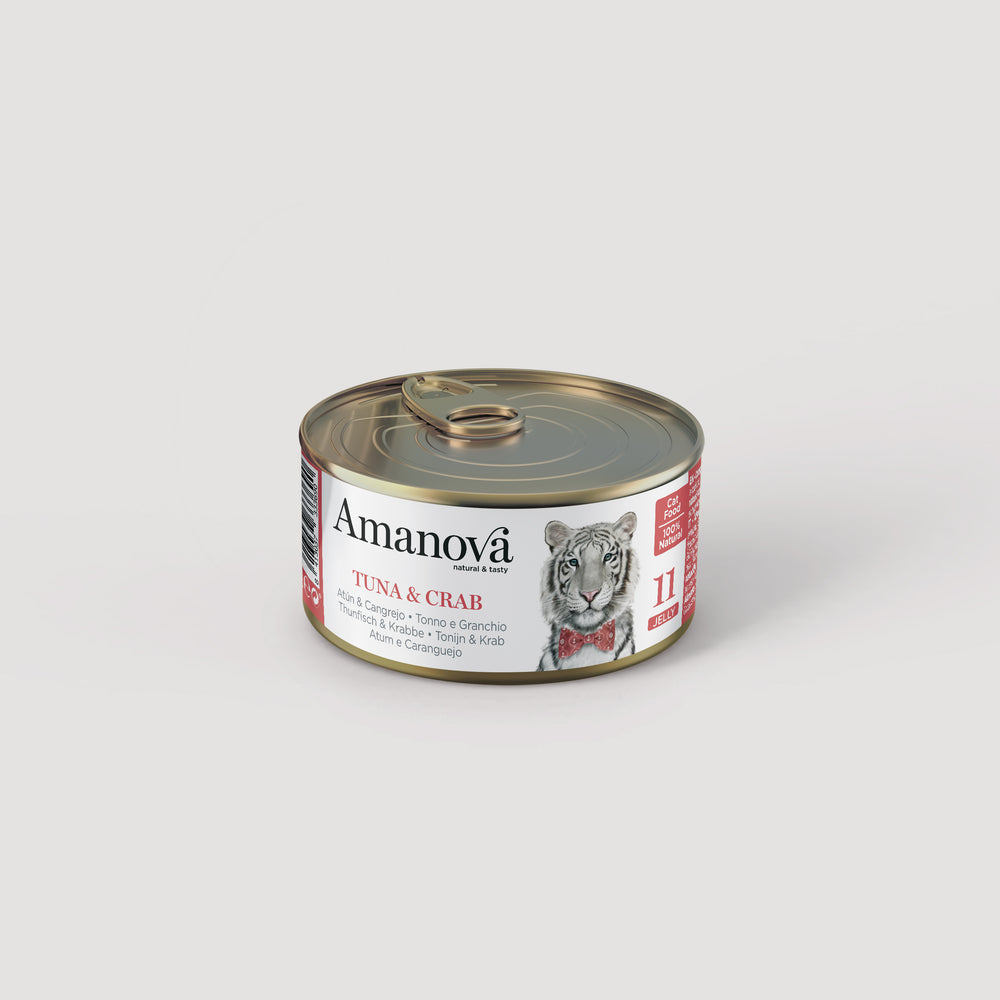 Lata Amanova en Gelatina Atun Cangrejo 11 – 70 g