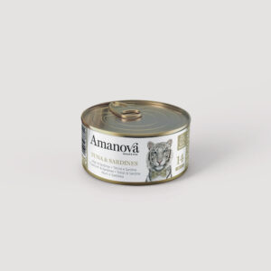 Lata Amanova en Gelatina Atun y Sardinas 14 – 70 g