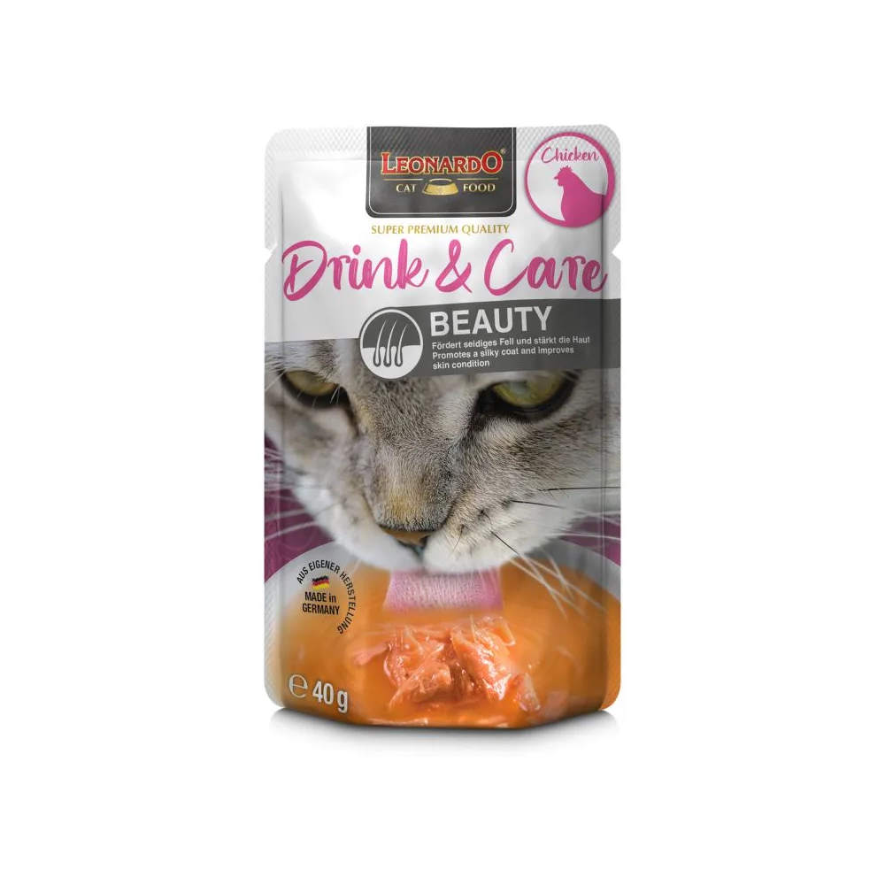 Leonardo Drink Beauty Piel y Pelo Pollo 40 g