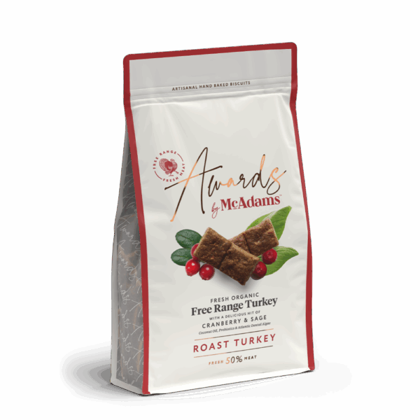 McAdams Awards Premios de Pavo Campero ecologico con arandanos y salvia