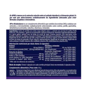 NPRO Histabalance etiqueta