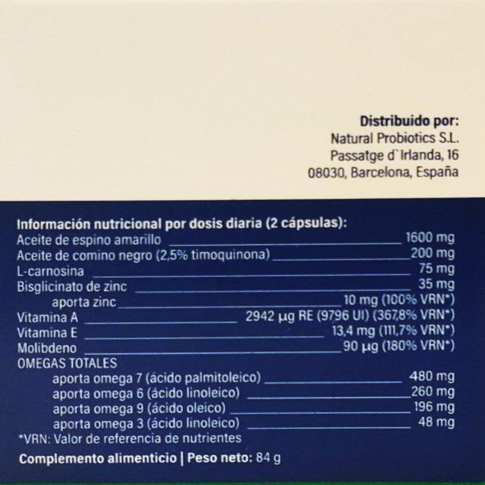 NPRO Mucogast 60 caps etiqueta