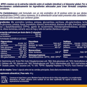 NPro Enzimtolerance datos