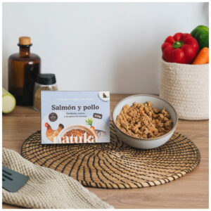 Natuka Cocinado GATO Salmon y pollo 500 g presentacion