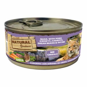 Natural Greatness Codorniz con Rinones de Cerdo Zanahorias Judias y Tomillo