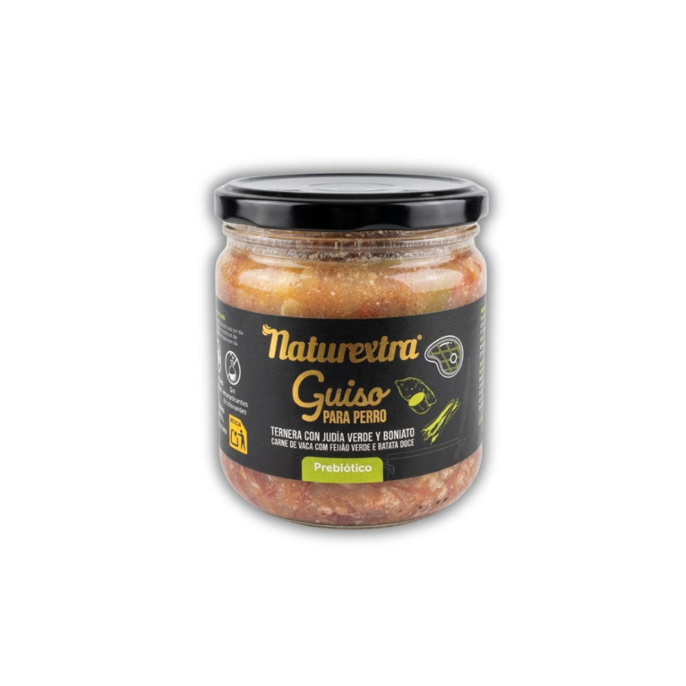 Naturextra Perro Guiso de Ternera con judia verde y boniato 300 g