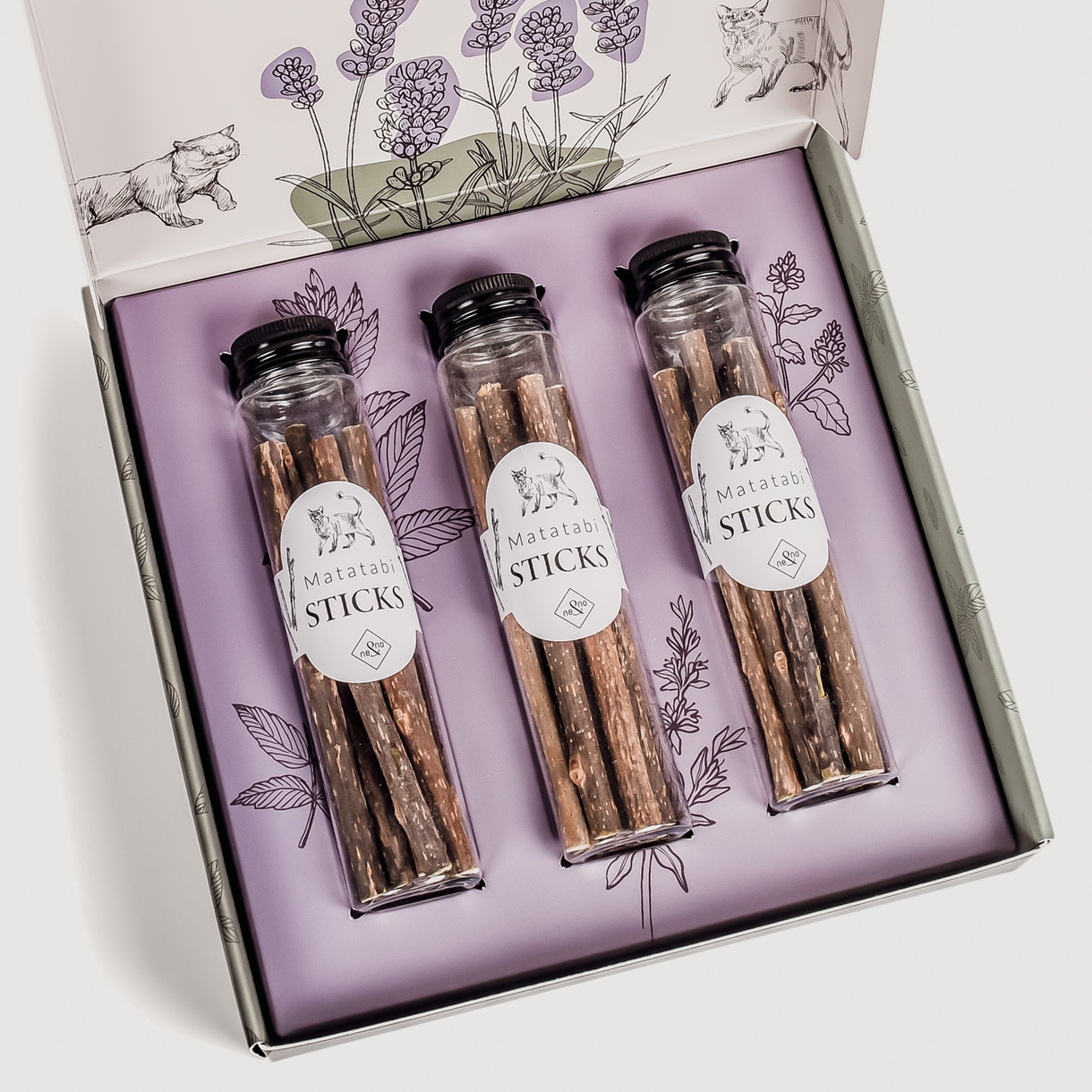 Palitos matatabi gatos caja 3x8 1