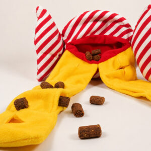 Peluche caramelo premios con snacks