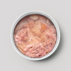 Presentacion en plato Amanova en Gelatina Atun Cangrejo 11 – 70 g