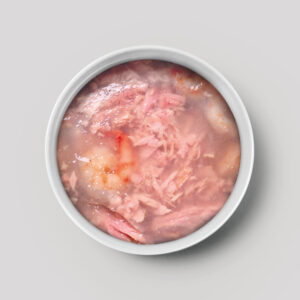 Presentacion en plato Amanova en Gelatina Atun y Gambas 10 – 70 g