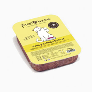 PuroMenu Pollo y Salmon Delicat cocinado gato 200 g
