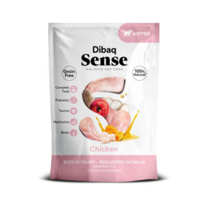 Sense Bites de Pollo en salsa para gatitos 100 g