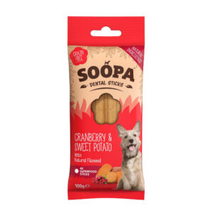 Soopa Arandano Rojo y Boniato palitos dentales