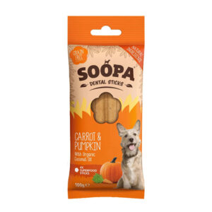 Soopa Zanahoria y Calabaza palitos dentales