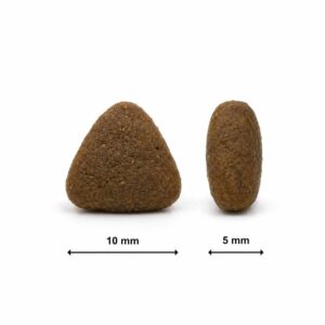 Tamano de croqueta del pienso Ladecan Supra Cachorro Pavo