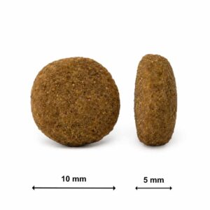 Tamano de croqueta del pienso Ladecat Prime Pollo con Arroz