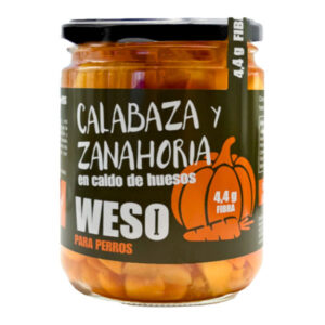 Weso Calabaza y Zanahoria en caldo de huesos