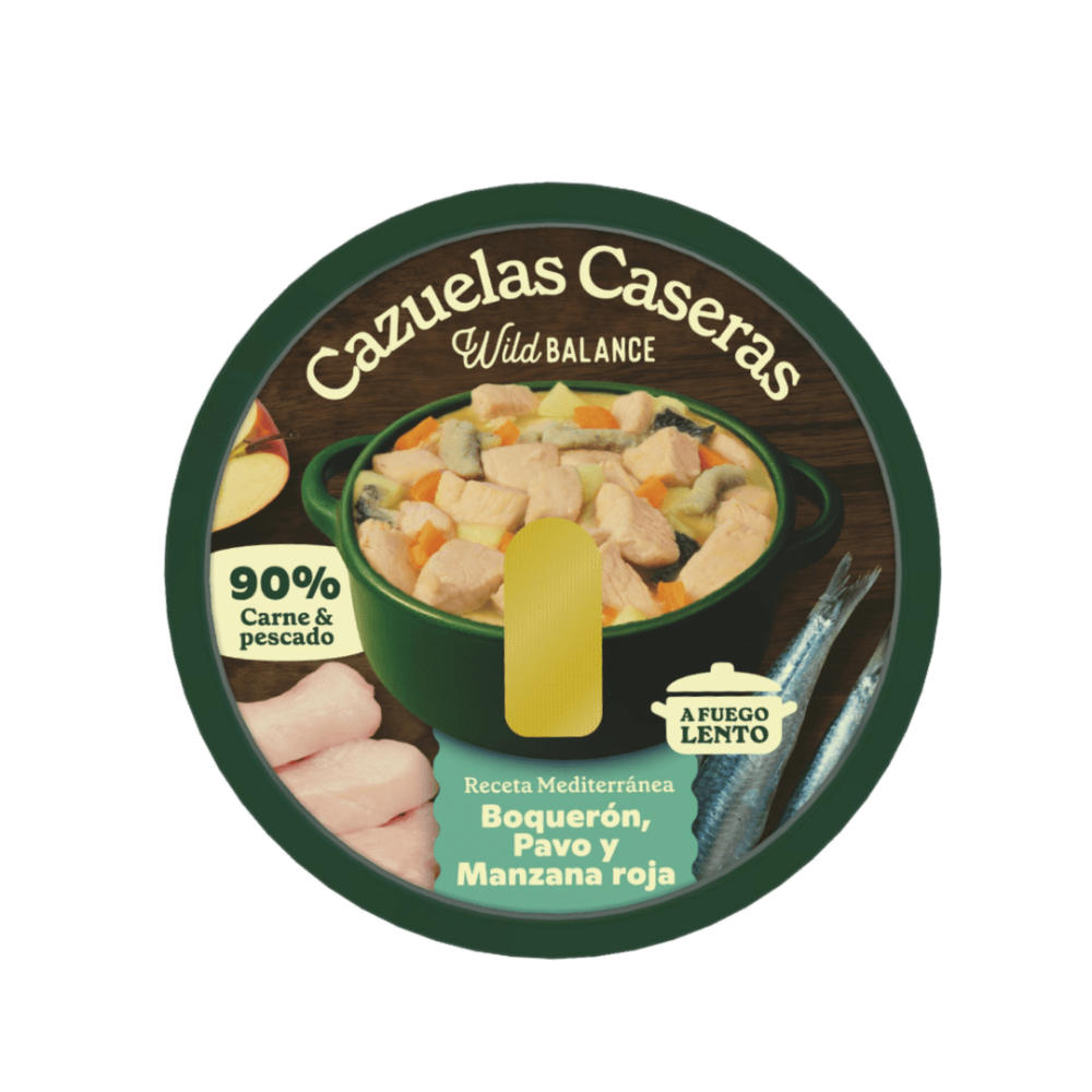 Wild Balance Cazuela de Boqueron y Pavo 280 g