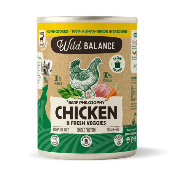 Wild Balance Pollo con verduras lata 400 g