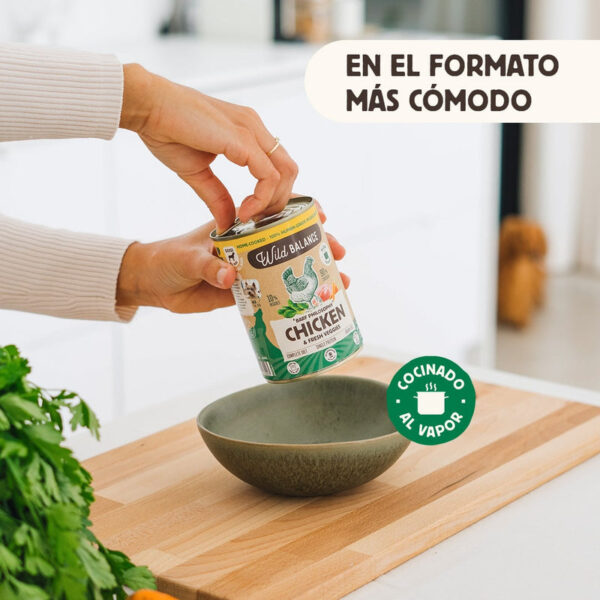 Wild Balance Pollo con verduras lata 400 g - Imagen 3