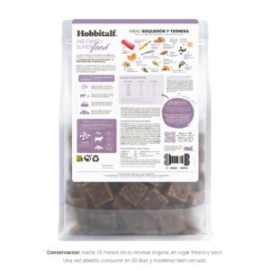 alimentacion gato AIRDRIED boqueron Ternera hobbitalf reverso etiqueta