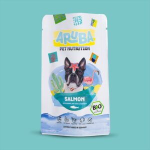 Aruba comida húmeda para perros Salmón BIO