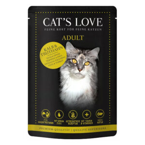Cat's Love comida húmeda de ternera y pavo para gatos