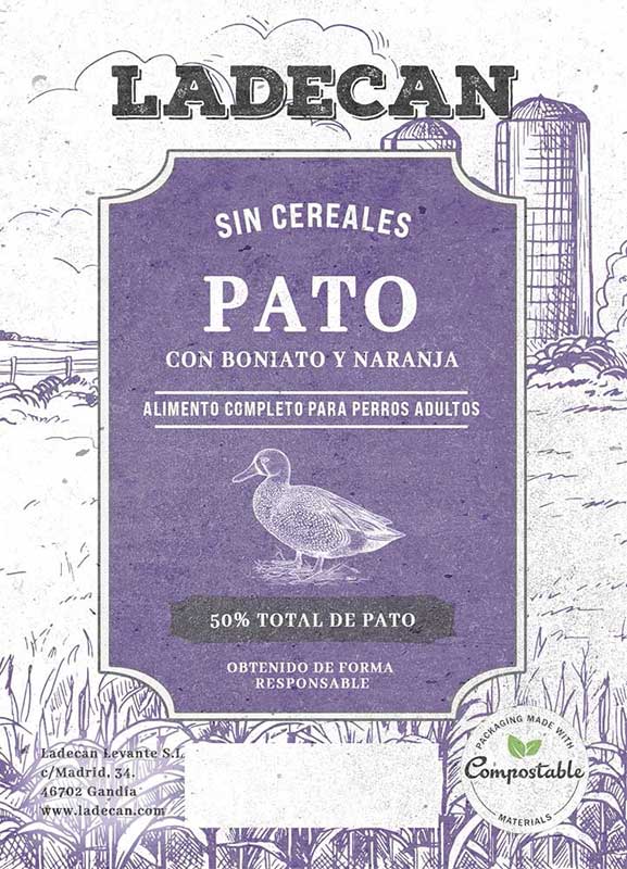 Ladecan Sin Cereales Pato