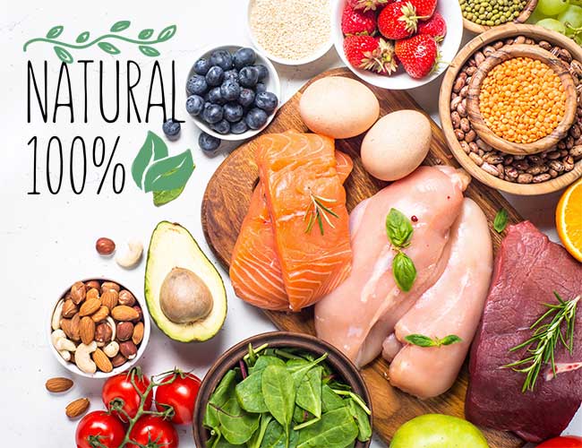 Comida natural 100%