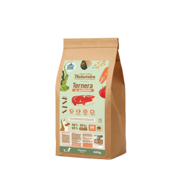 Naturextra Ternera Charolesa, alimento en pellets para perros